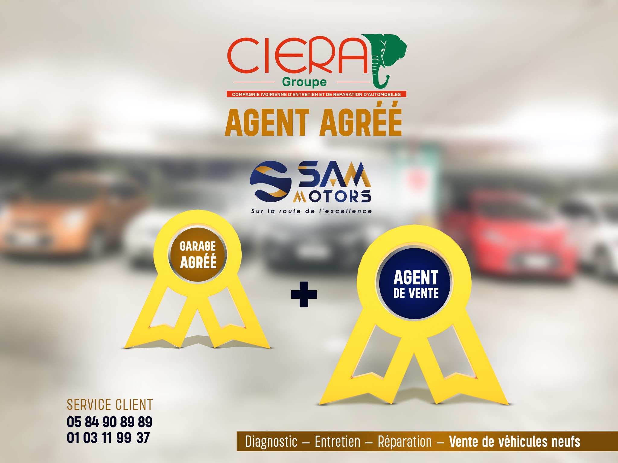 CIERA — Agent Agréé SAM Motors